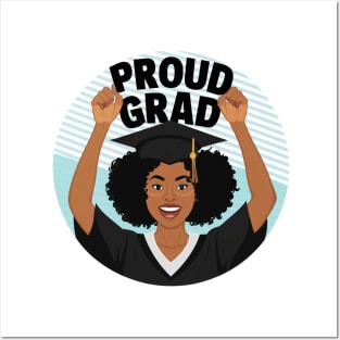 Proud Grad African American Woman Posters and Art